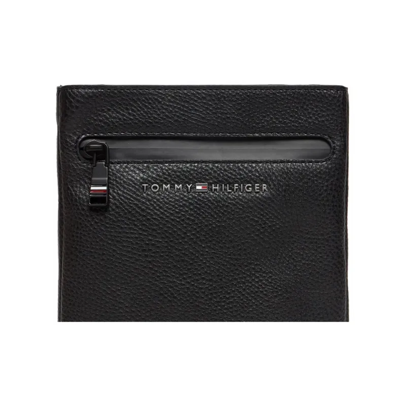 Tommy Hilfiger Polyurethane Shoulder Bag, Crossbody Bag Mini Men's Black-3
