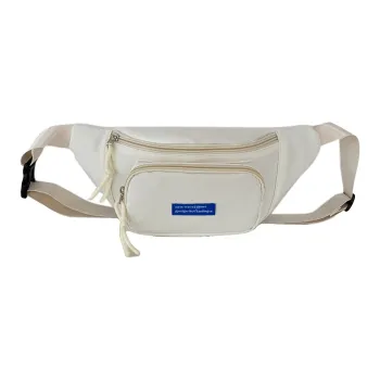 GOBLIN SHARKS 1759 Nylon Fanny Pack Unisex White/Black/Pink/Orange/Lake Blue/Green