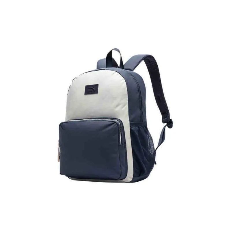 Anta Life Collection Fabric Backpack Unisex Deep Navy Blue-1