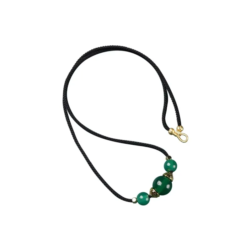 Moon Jewelry Agate Necklaces Unisex-6