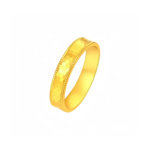 Stone On The Line Alloy Rings Unisex