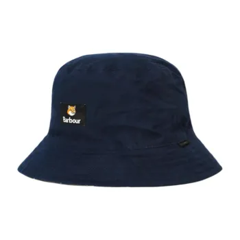 BARBOUR Cotton Bucket Hats Unisex Blue