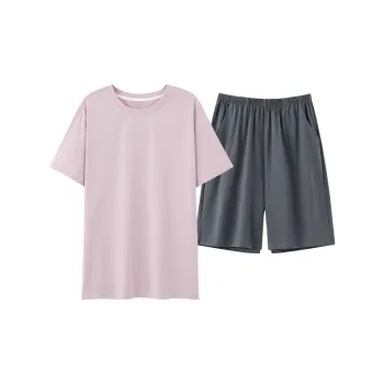 GOSO Pajama Set Men's Gray Pink