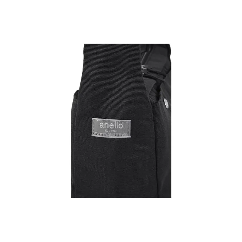 Anello Polyester Crossbody Bag Shoulder Bag Small Size Women's Black-3