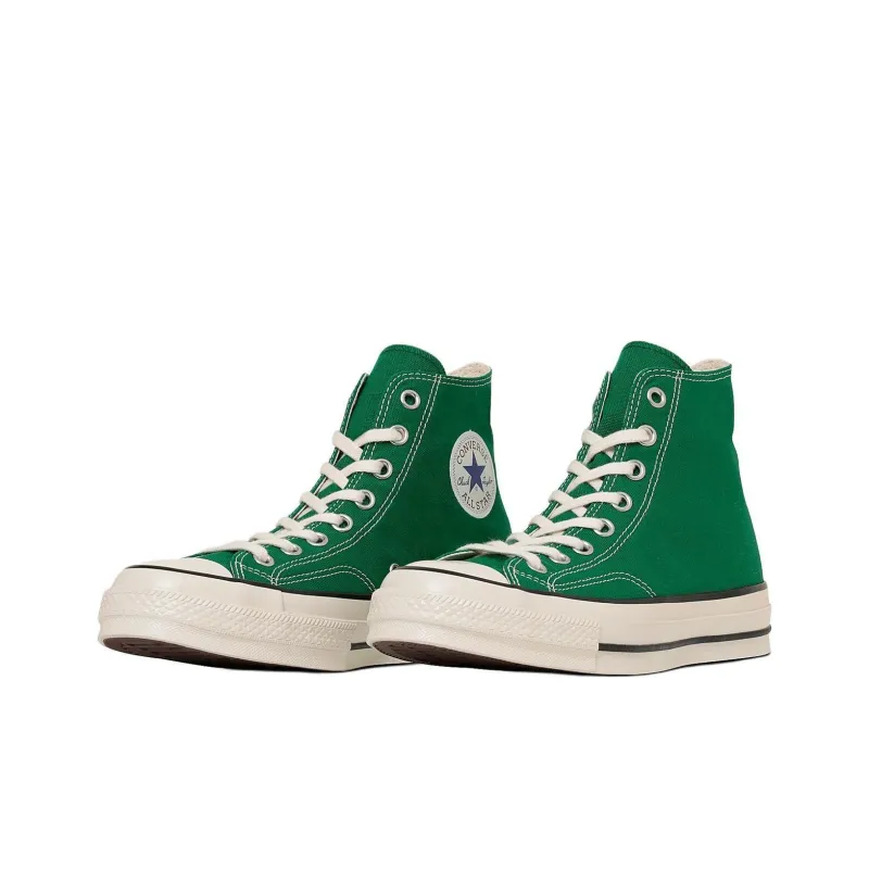 Converse All Star Anti Slip Wear Resistant High Top Canvas Shoes Unisex Green-2
