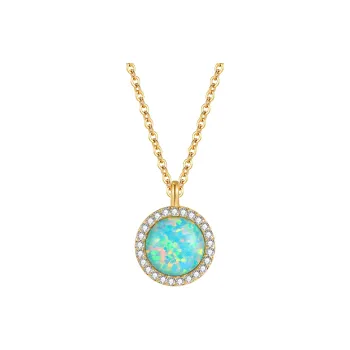 ZEGL Copper Plated In 14k Gold Necklaces Women's