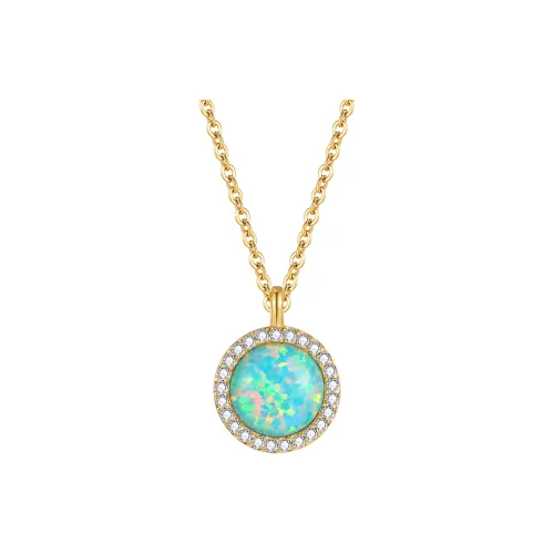 ZEGL Copper Plated In 14k Gold Necklaces Women's