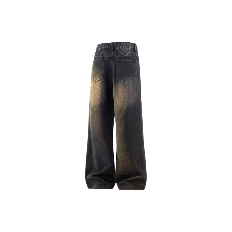 NEVER RULE Jeans Unisex Vintage Black-1