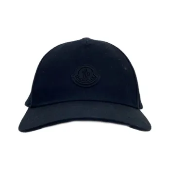 Moncler Cotton Baseball Caps Men's Blue