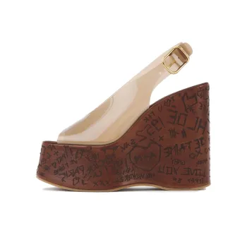 Chloe Maxime One Strap Sandals 13cm Women's Brown