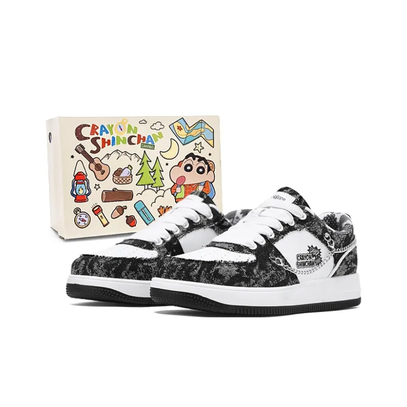 Crayon Shinchan Anti-Slip Wear-Resistant Lightweight Breathable Low-Top Skateboard Shoes Men's-7