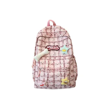 BUBM Corduroy Backpack Unisex Green/Blue/Pink/Black