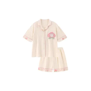 O'MESIK Pajama Set Women's Cream Apricot