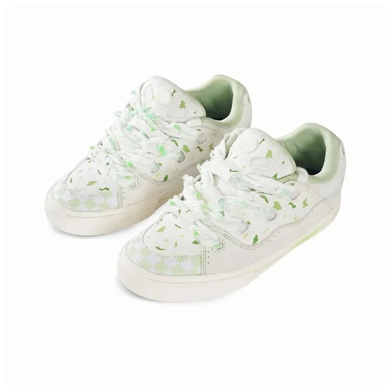 7 SEVFUN Low-Top Skateboard Shoes Unisex Strawberry Pink-58