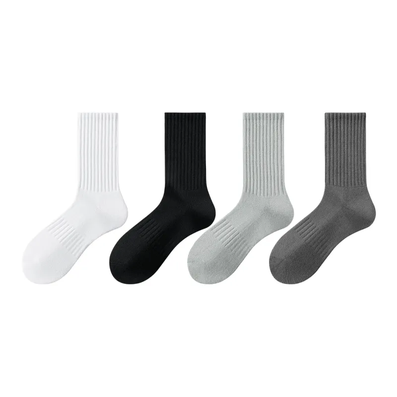 ZEROIN Mid-Calf Socks Unisex 4 Pack-52