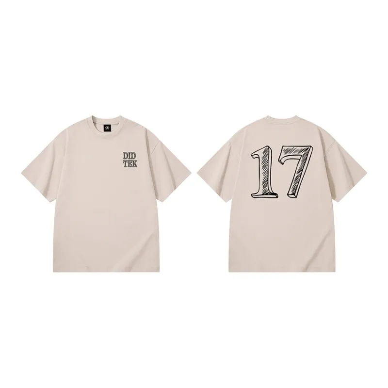 DIDTEK Drop Shoulder Sleeve Short Sleeved T Shirts Unisex-8