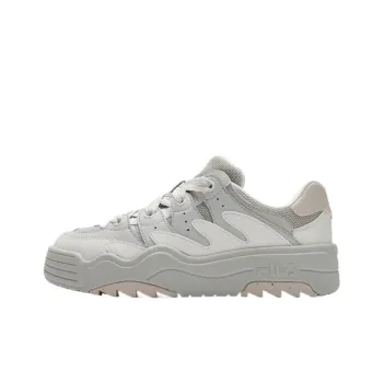 FILA Cushioning Low Top Skateboard Shoes Women's White Gray