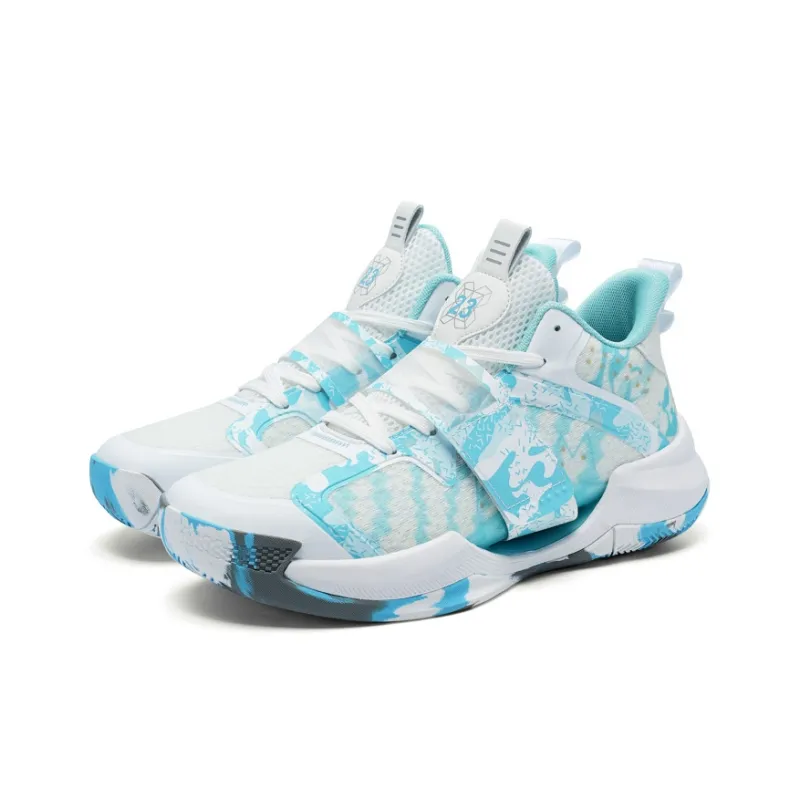 Kuding Cushioned Wear-Resistant Breathable Mid-Top Basketball Shoes Unisex-12