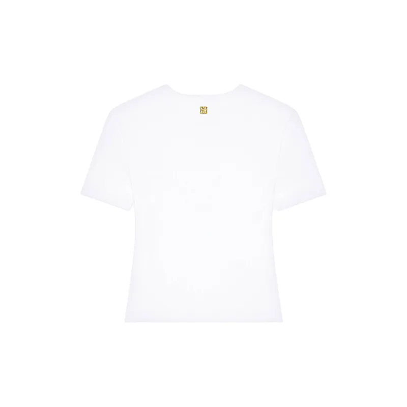 Givenchy Logo SS25 Regular T Shirt Women's White-1