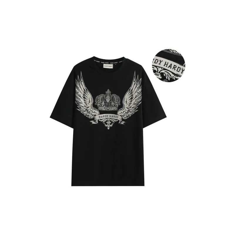 HARDY HARDY T Shirt Unisex Black-1