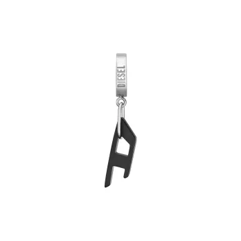 DIESEL Stainless Steel Earrings Unisex Black