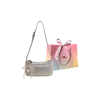 Yalu PU Crossbody Bag, Shoulder Bag Regular Women's Silver/Black/Red/Ecru