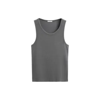 ZARA Tank Tops Men Gray