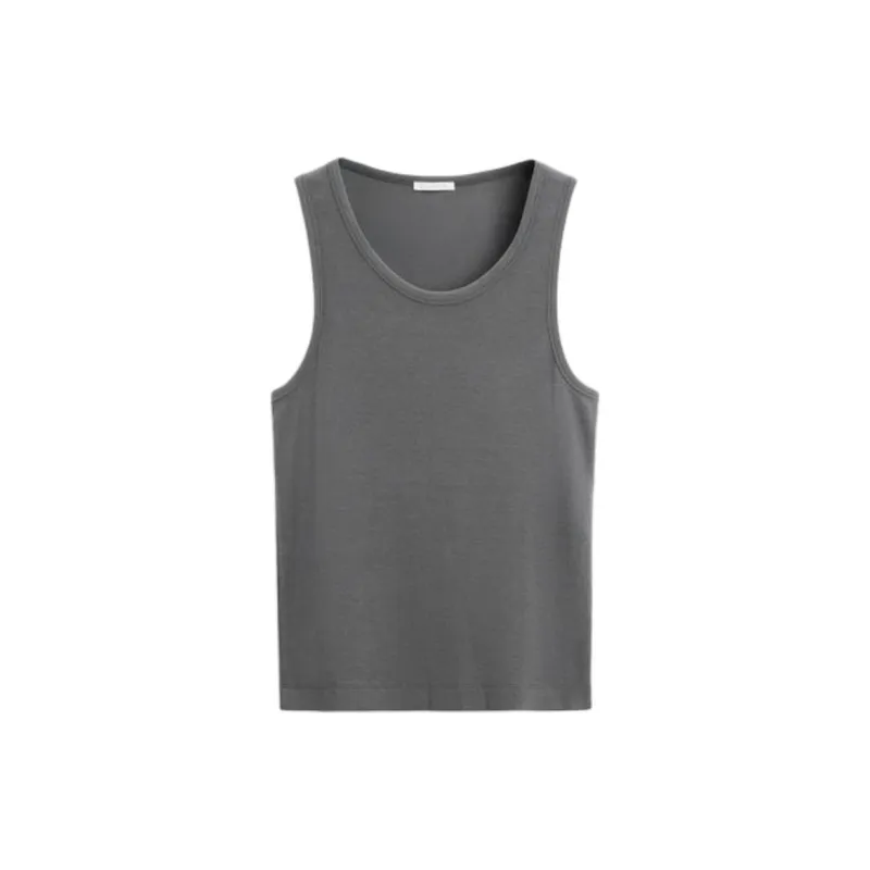 ZARA Tank Tops Men Gray-0