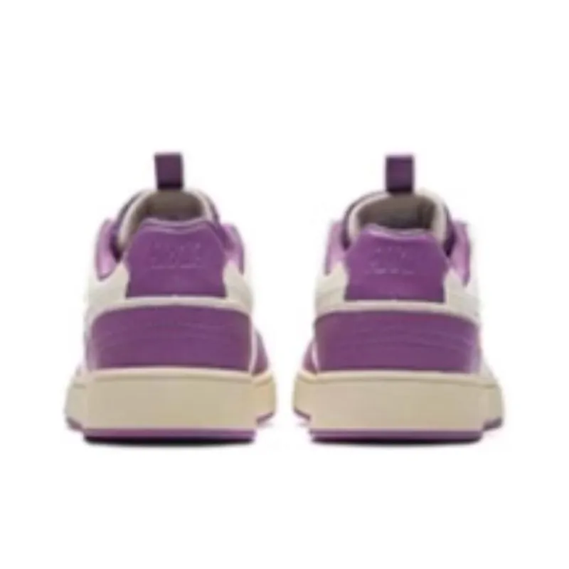 Anta Non-slip Lightweight Low-Top Skateboard Shoes Women's White Purple-2