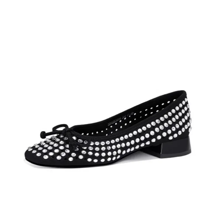 JESSICA SOPHIA Casual Single Shoes 2.5cm Women's Black-0