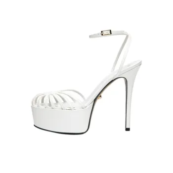 ALEVI Clio Strap Sandals 9cm Women's White
