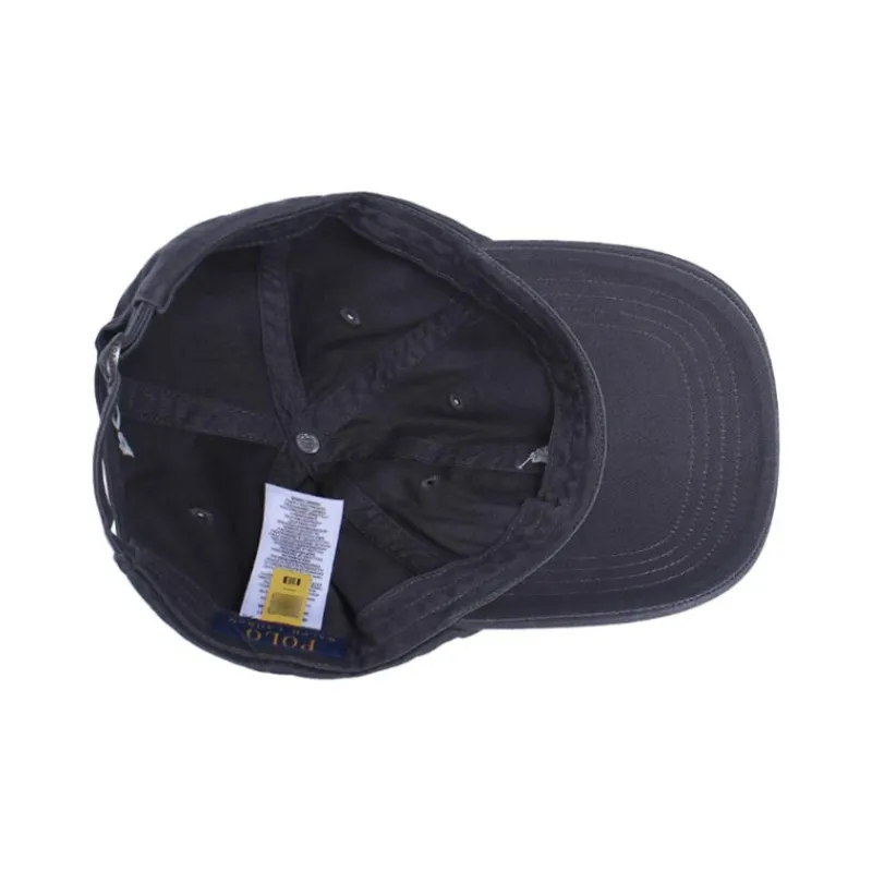 Polo Ralph Lauren Cotton Baseball Caps Unisex Charcoal Gray-3