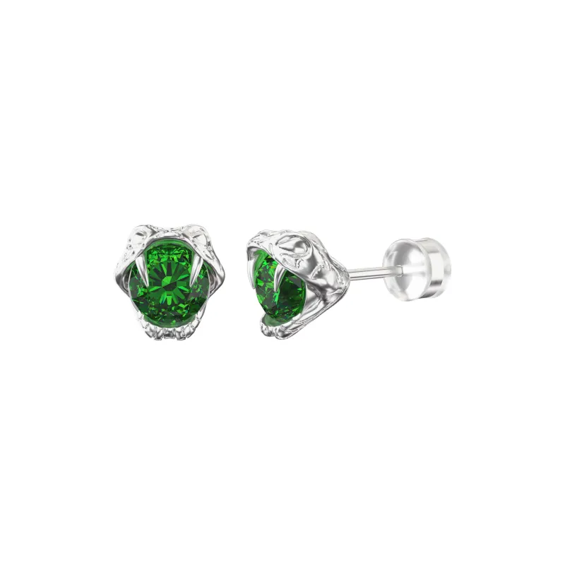 ICEGANG S925 Silver Stud Earrings Unisex-12