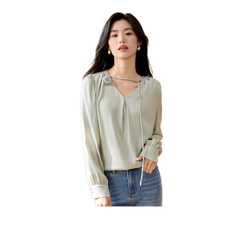 She Enjoys Shirt Women's Jade Green-1