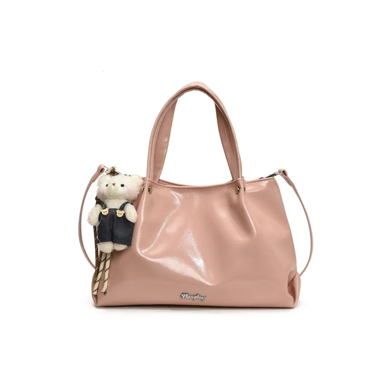 Yalu PU Shoulder Bag, Crossbody Bag, Handbag Regular Women's White/Silver/Black/Pink-15