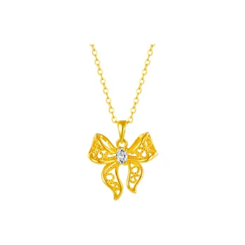 Golden Bliss S925 Silver Necklaces Women's
