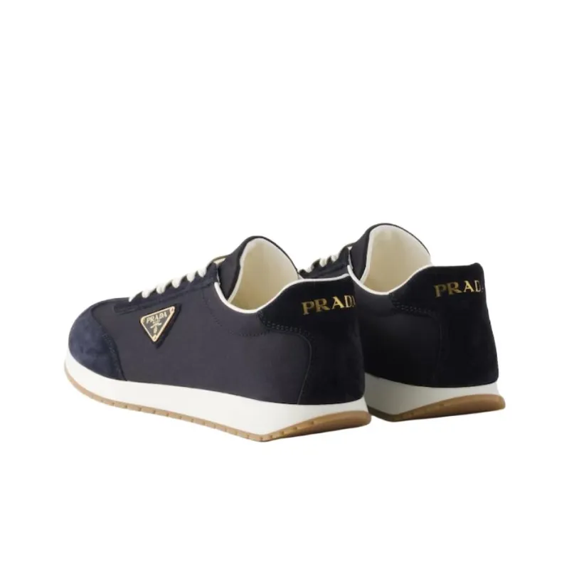 PRADA Low Top Casual Shoes Men's Marine Blue-3