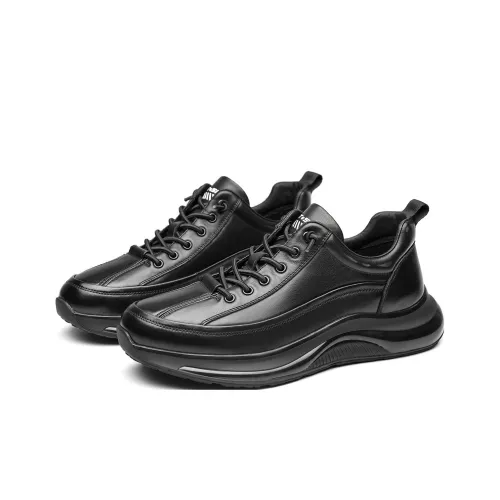ST&SAT Fashion Trend Business Formal Flat Shoes Men's