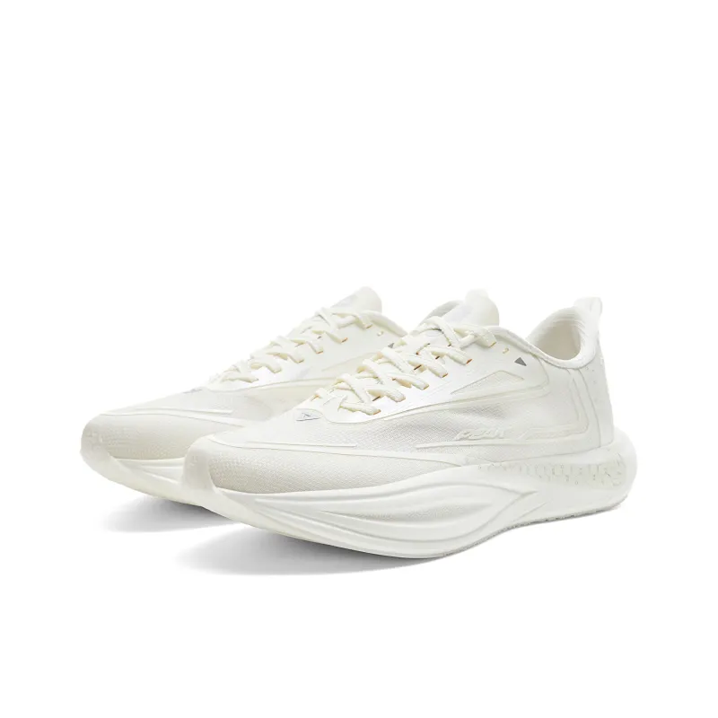 PEAK Cushioning Rebound Abrasion Resistant Breathable Anti Rollover Slip Resistant Low Top Running Shoes Men's Ivory-2