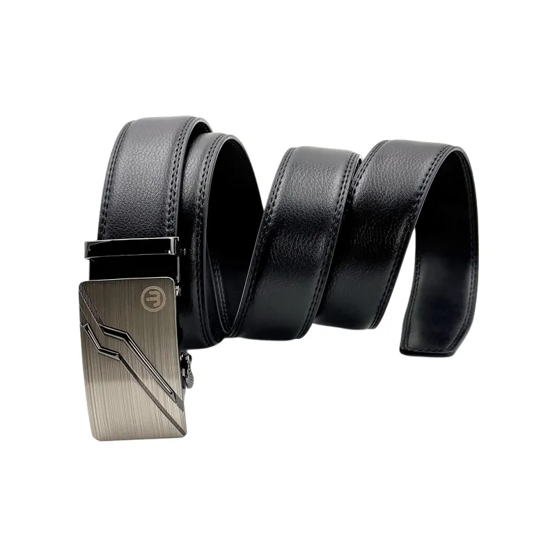JEANSWEST Cow Leather Leather Belts Men's 3.5CM-2