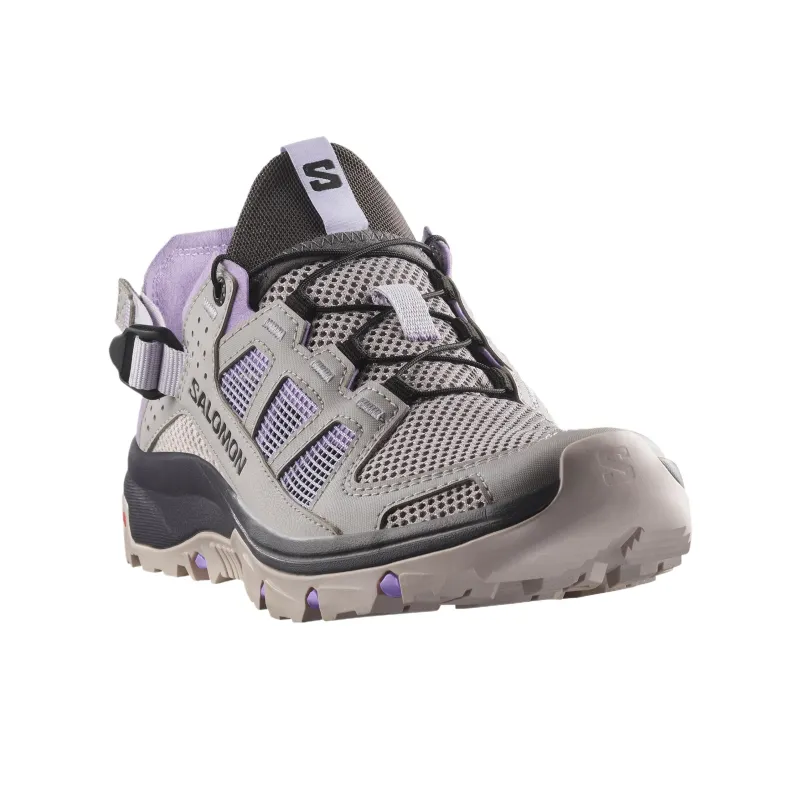 SALOMON Techamphibian 5 Breathable Quick Dry Grip River Trekking Shoes Women's Gull Gray Color-2