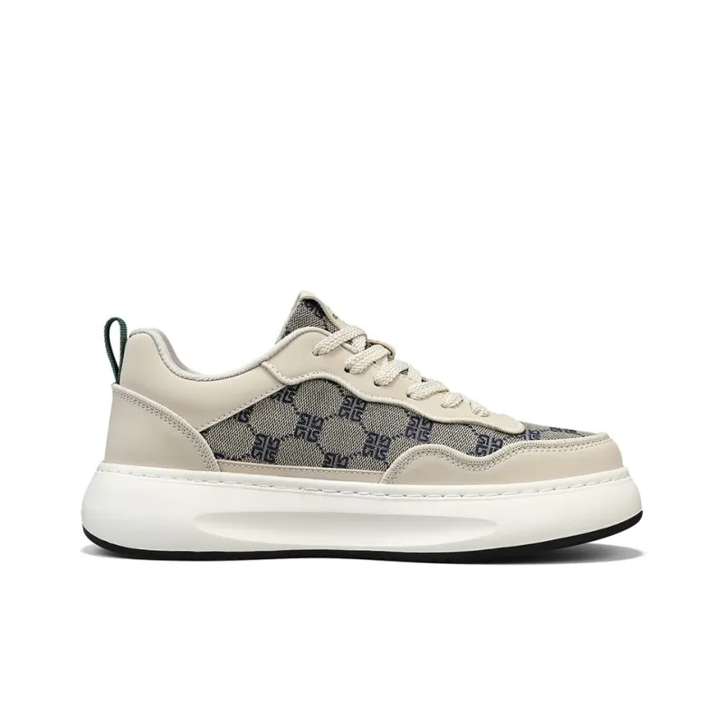 G.N.SHIJIA Cushioning Anti Slip Wear Resistant Breathable Lightweight Height Increasing Low Top Casual Shoes Men's-1