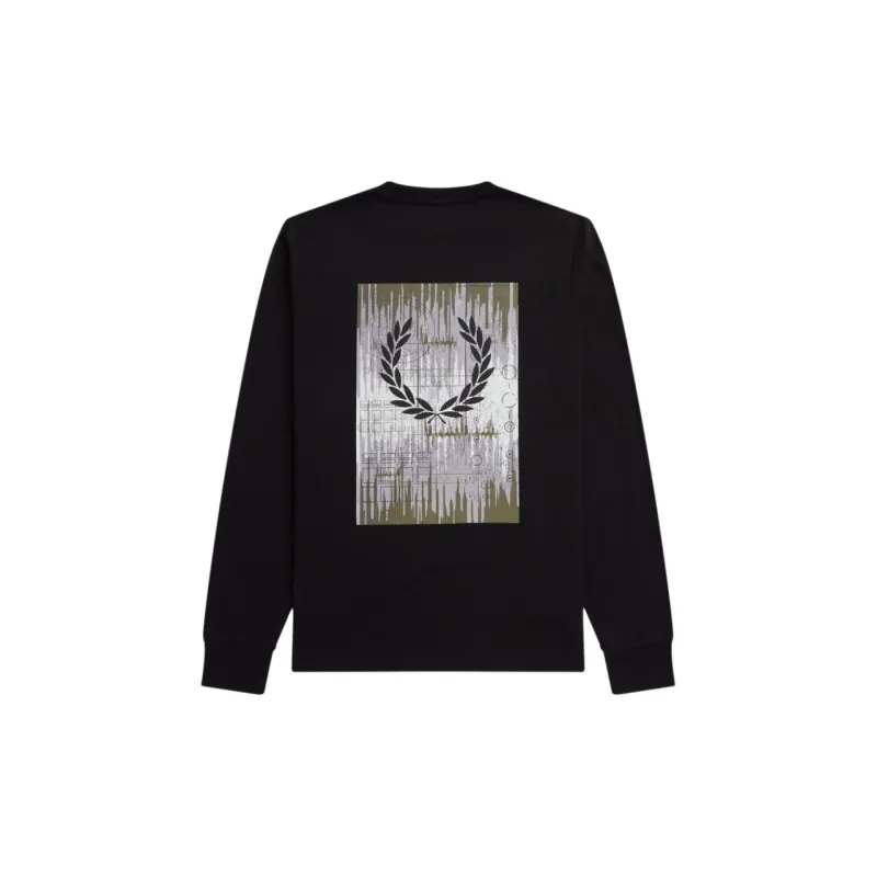 FRED PERRY T Shirts Men Black-1