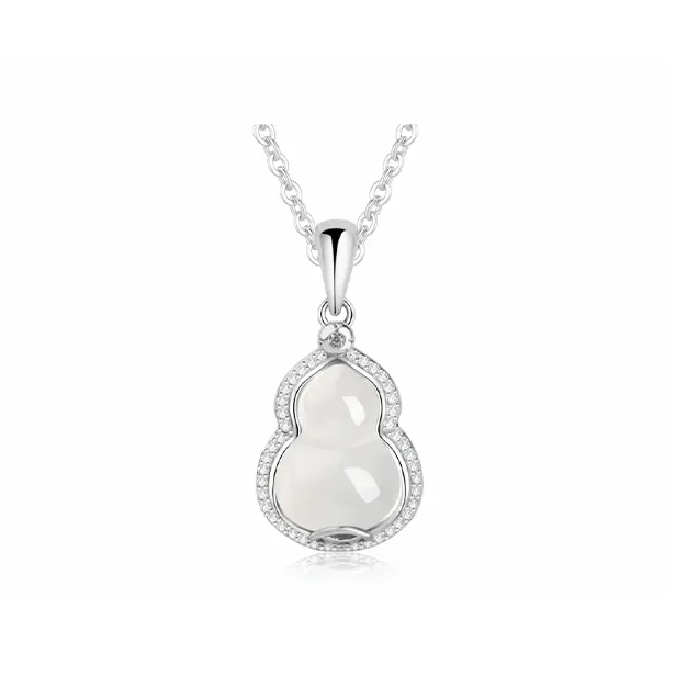 Chongqing Gold Store Chalcedony Necklaces Women's-0