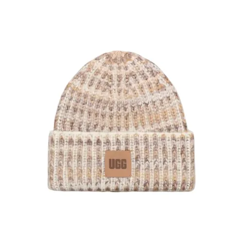UGG Logo Patch Ribbed Beanie