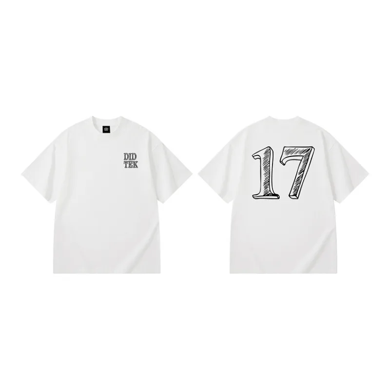 DIDTEK Drop Shoulder Sleeve Short Sleeved T Shirts Unisex-2
