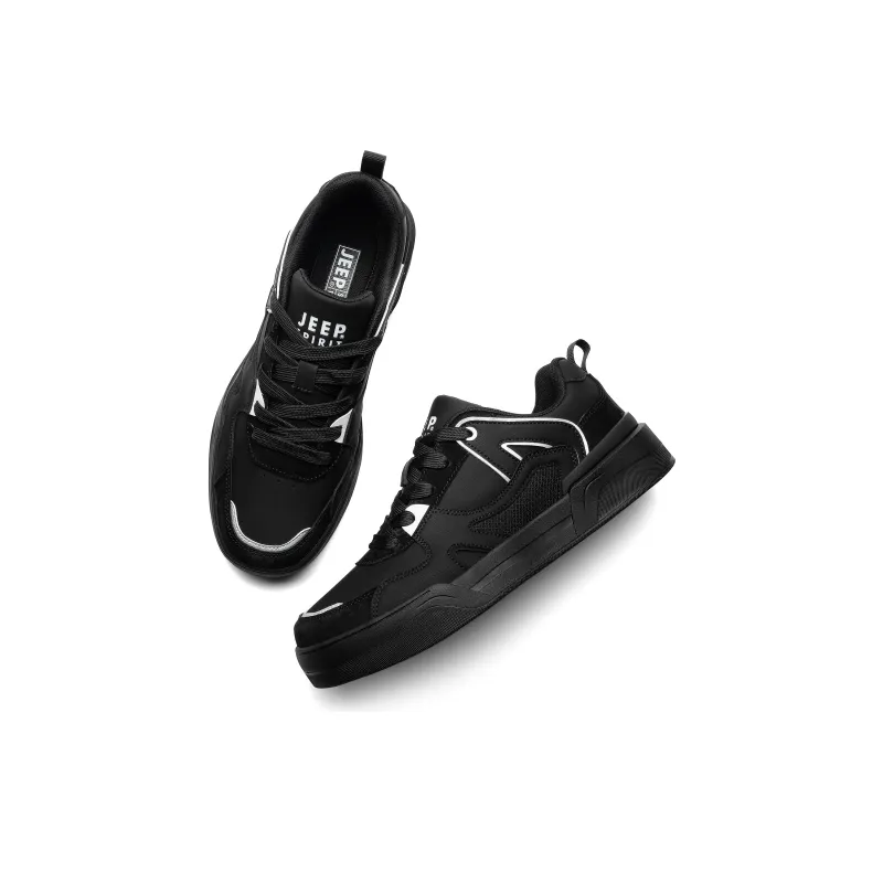 JEEP SPIRIT Skateboard Shoes Men Low Top White-4