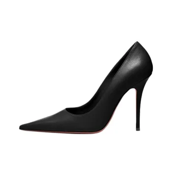 AMINA MUADDI Barbara Slim Heel High Heels 10.5cm Women's Black