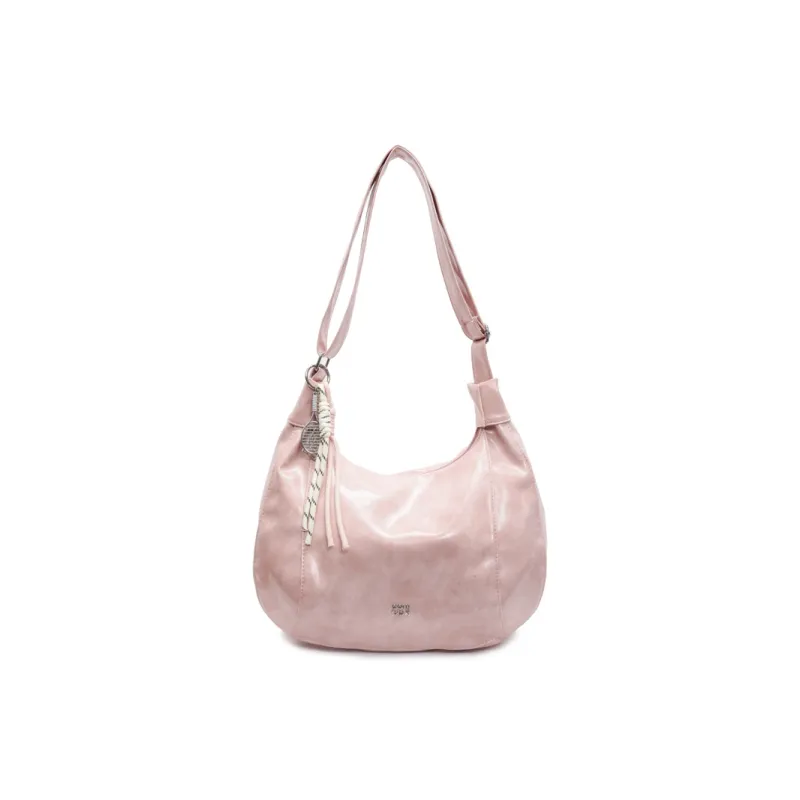 Yalu PU Soft Leather Shoulder Bag, Shoulder Bag Women's Black/Ecru/Pink/Coffee-10
