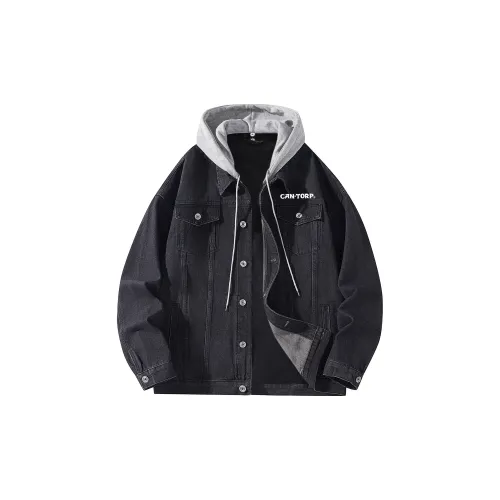 CAN·TORP Denim jacket Beach Unisex Black